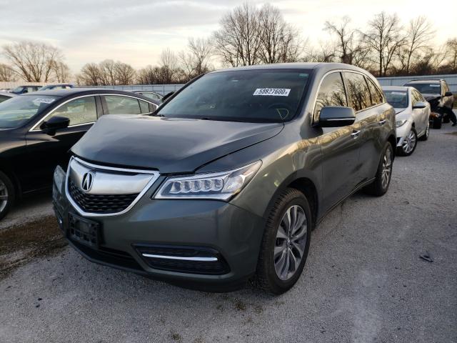 2014 ACURA MDX TECHNO 5FRYD3H45EB009154
