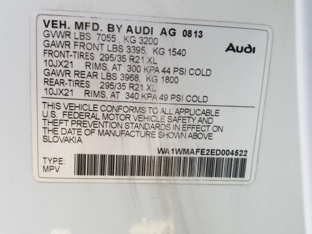 2014 AUDI Q7 PRESTIG WA1WMAFE2ED004522