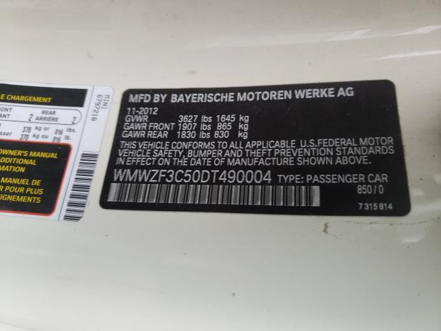 2013 MINI COOPER CLU WMWZF3C50DT490004
