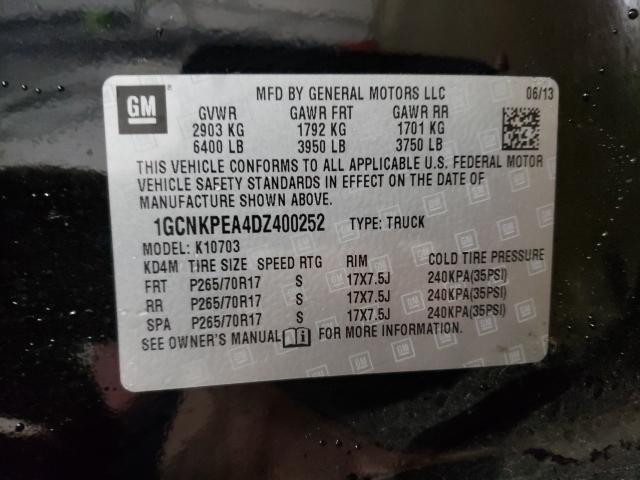1GCNKPEA4DZ400252 Chevrolet Silverado 2013. Фото: 9