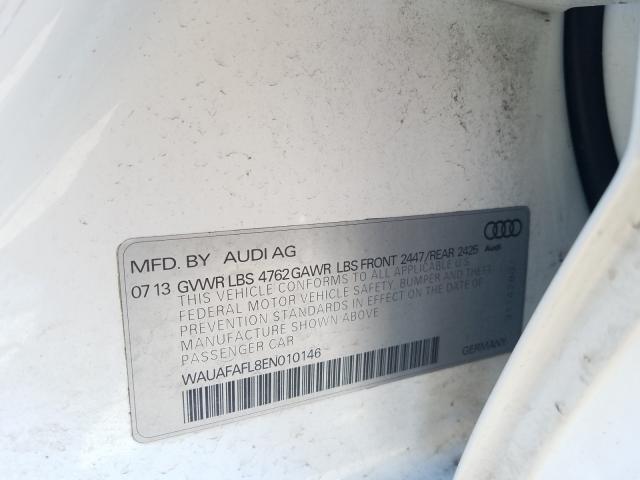 2014 AUDI A4 PREMIUM WAUAFAFL8EN010146