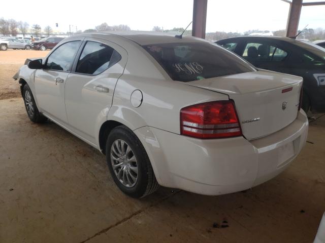 2010 DODGE AVENGER SX 1B3CC4FB8AN160170