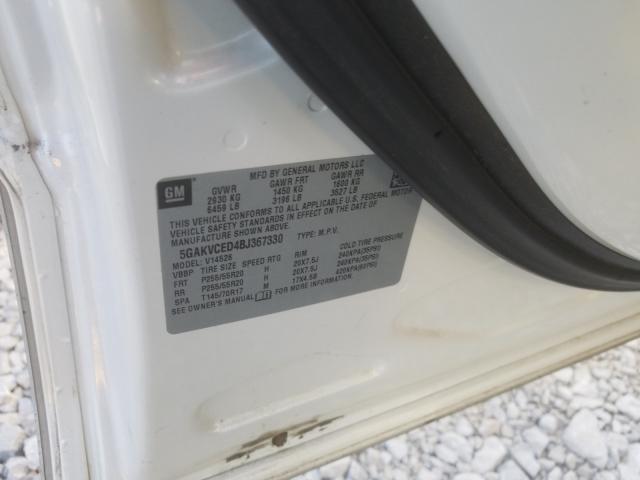 2011 BUICK ENCLAVE CX 5GAKVCED4BJ367330