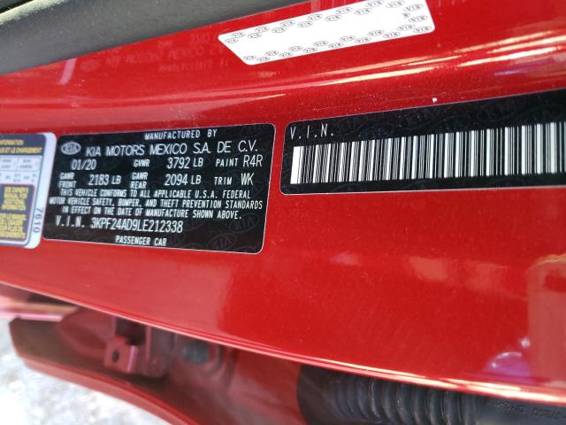 2020 KIA FORTE FE 3KPF24AD9LE212338