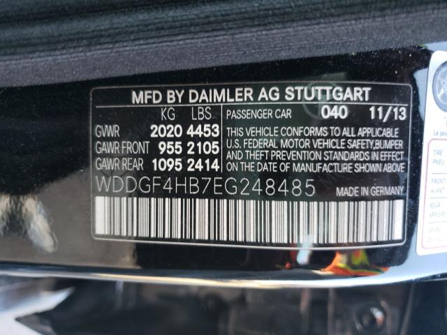 2014 MERCEDES-BENZ C 250 WDDGF4HB7EG248485