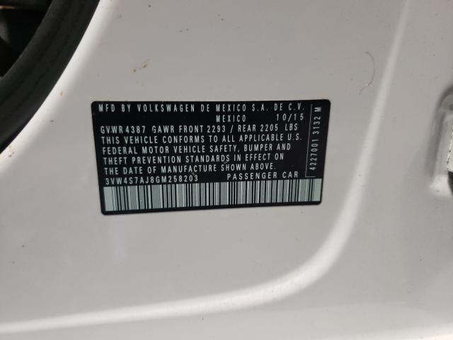 2016 VOLKSWAGEN JETTA GLI 3VW4S7AJ8GM258203