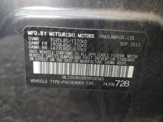2014 MITSUBISHI MIRAGE DE ML32A3HJ0EH009345