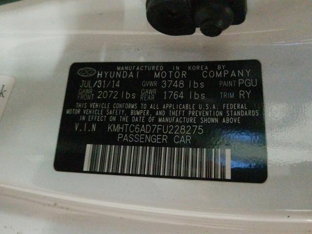 2015 HYUNDAI VELOSTER KMHTC6AD7FU228275