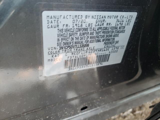 2020 NISSAN KICKS SR 3N1CP5DV7LL535896