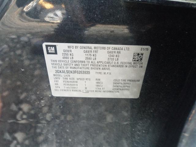 2015 GMC TERRAIN SL 2GKALSEK0F6263935