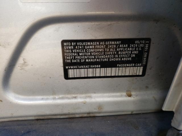 2010 VOLKSWAGEN PASSAT KOM WVWXK7ANXAE164968