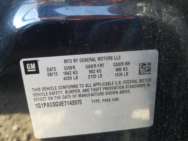 2014 CHEVROLET CRUZE LS - 1G1PA5SG9E7143975