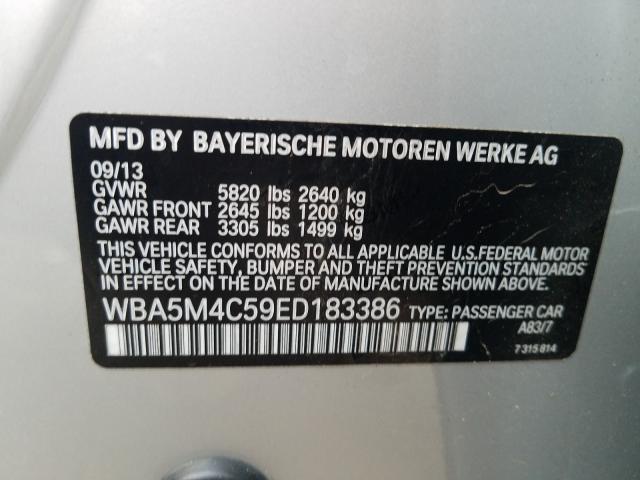 2014 BMW 535 XIGT WBA5M4C59ED183386