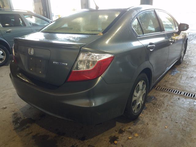 2012 HONDA CIVIC HYBR JHMFB4F38CS001689