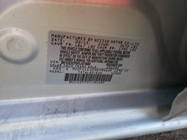 2015 NISSAN VERSA NOTE 3N1CE2CP5FL421682