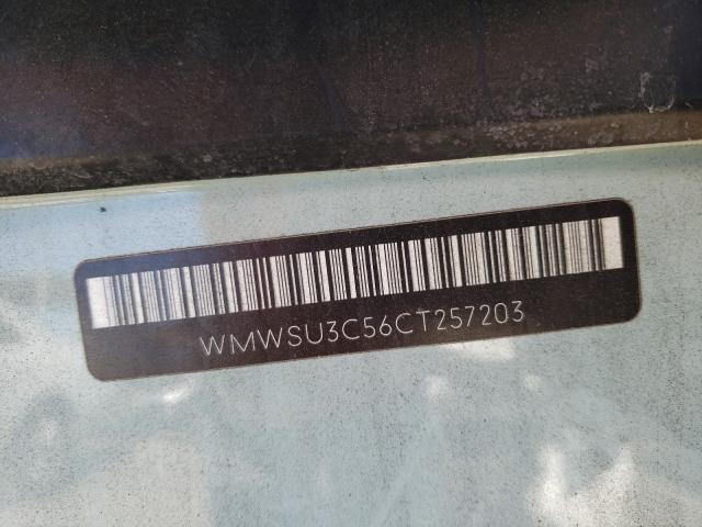 2012 MINI COOPER WMWSU3C56CT257203