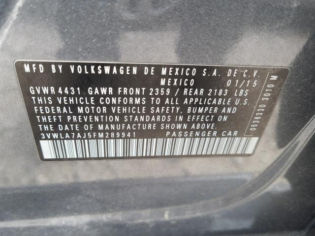 2015 VOLKSWAGEN JETTA TDI 3VWLA7AJ5FM289941