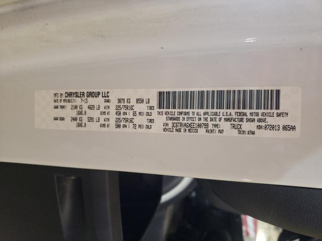 2014 RAM PROMASTER 3C6TRVAGXEE100799