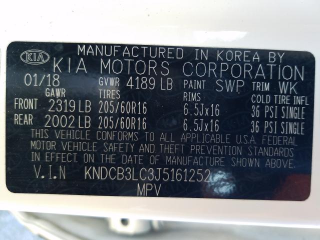 2018 KIA NIRO FE KNDCB3LC3J5161252