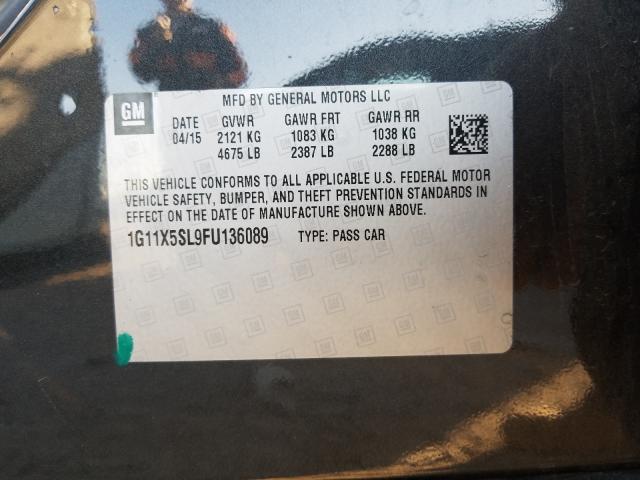 2015 CHEVROLET IMPALA LS 1G11X5SL9FU136089
