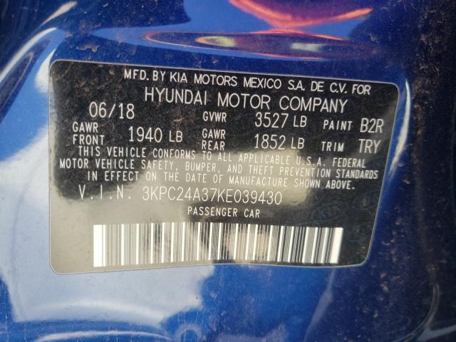 2019 HYUNDAI ACCENT SE 3KPC24A37KE039430