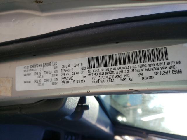 2012 JEEP LIBERTY SP 1C4PJLAK3CW148982
