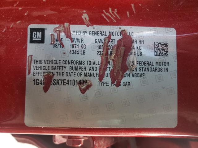 2014 BUICK VERANO 1G4PP5SK7E4101439