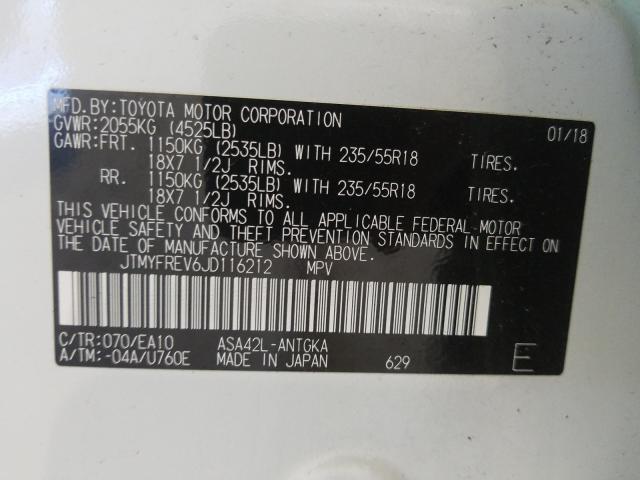 2018 TOYOTA RAV4 LIMIT JTMYFREV6JD116212