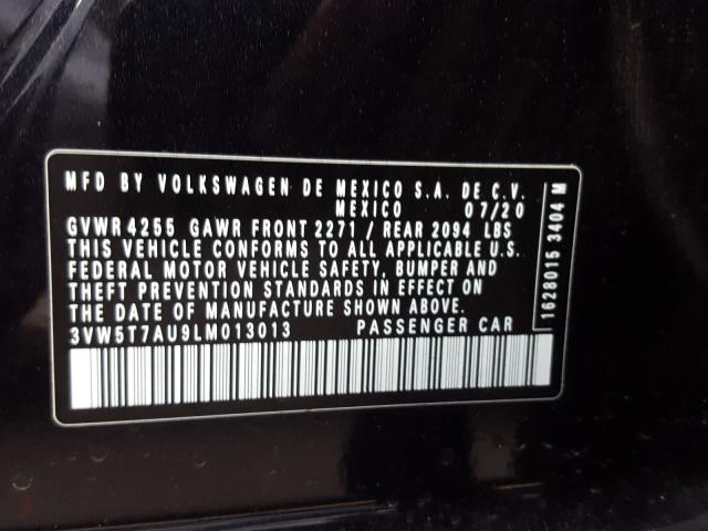 2020 VOLKSWAGEN GTI S 3VW5T7AU9LM013013