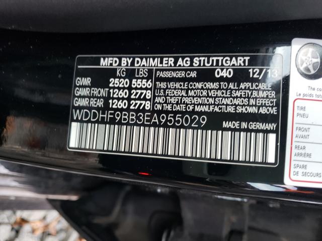 2014 MERCEDES-BENZ E 550 4MAT WDDHF9BB3EA955029