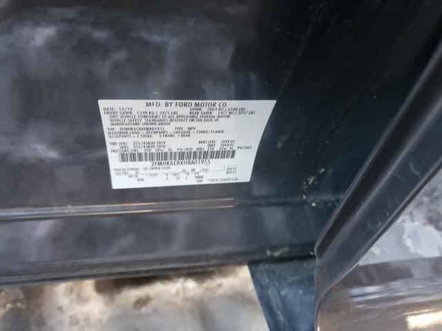 2017 FORD FLEX SEL 2FMHK6C8XHBA01955