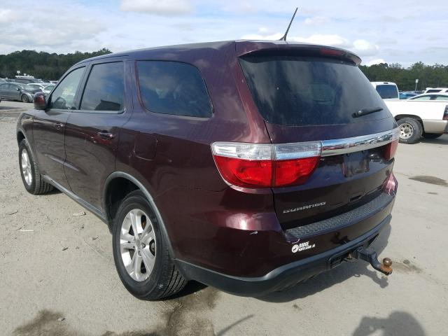 2012 DODGE DURANGO SX 1C4RDHAG9CC146437