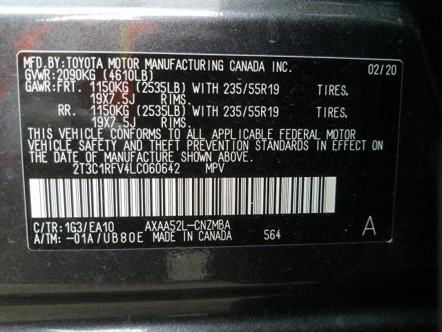 2020 TOYOTA RAV4 XLE P - 2T3C1RFV4LC060642