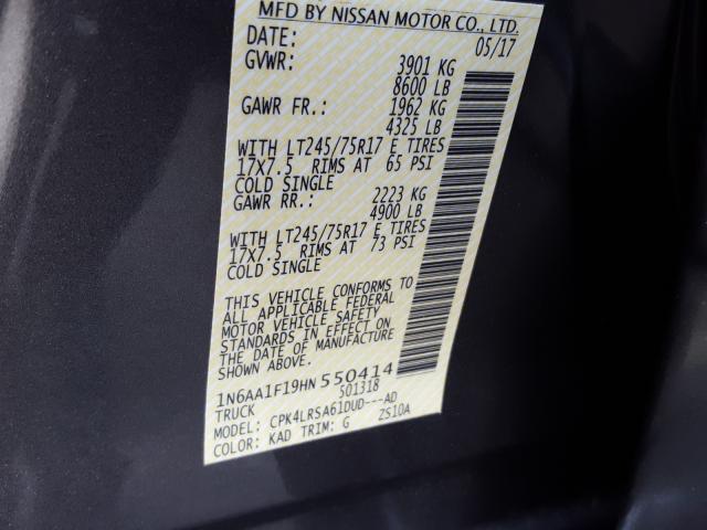 2017 NISSAN TITAN XD S 1N6AA1F19HN550414