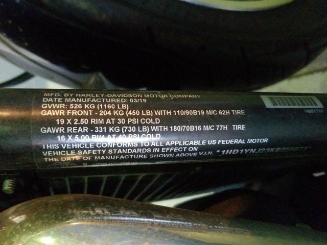 2019 HARLEY-DAVIDSON FXLR 1HD1YNJ23KB055073