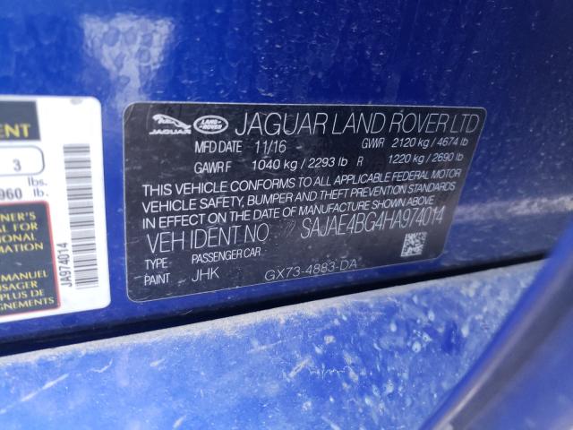 2017 JAGUAR XE PRESTIG SAJAE4BG4HA974014