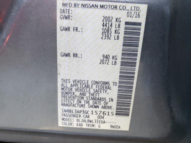 2016 NISSAN ALTIMA 3.5 1N4BL3AP3GC157615