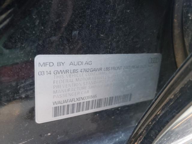 2014 AUDI A4 PREMIUM WAUAFAFLXEN035565