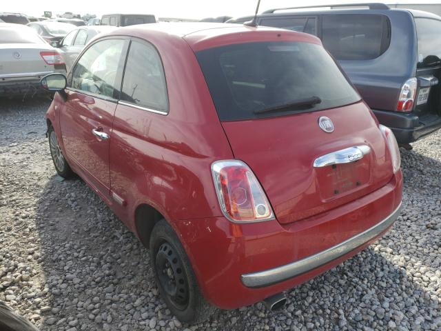 2012 FIAT 500 LOUNGE 3C3CFFCR4CT233397