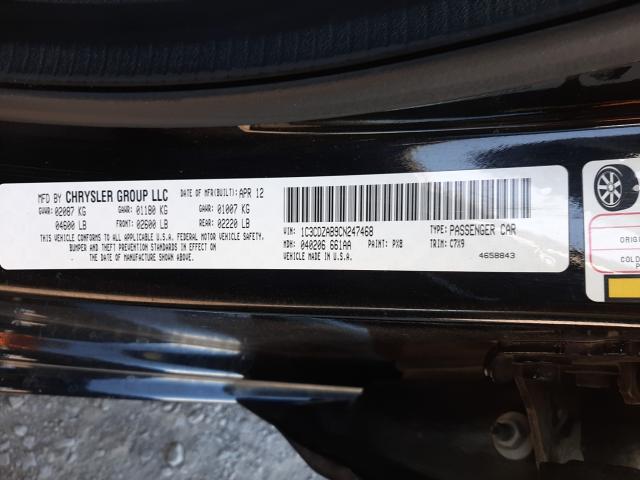 2012 DODGE AVENGER SE 1C3CDZAB9CN247468