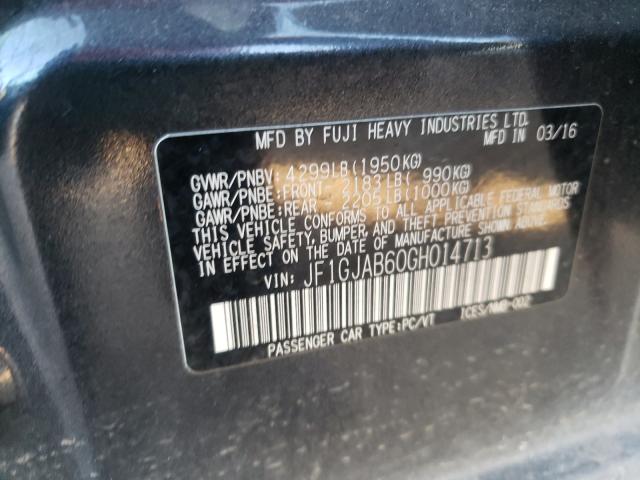 2016 SUBARU IMPREZA PR JF1GJAB60GH014713
