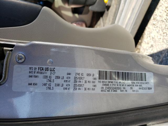 2017 DODGE GRAND CARA 2C4RDGCG2HR699243