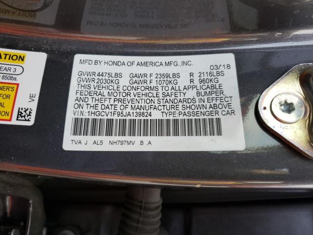 2018 HONDA ACCORD TOU 1HGCV1F95JA139824