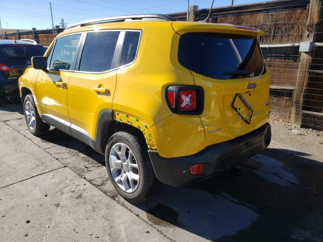 2016 JEEP RENEGADE L ZACCJBBT8GPD56763