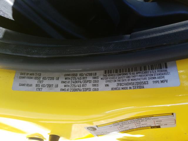 2014 FIAT 500L TREKK ZFBCFADH5EZ010563