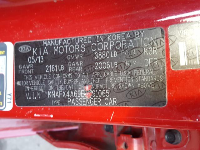 2014 KIA FORTE LX KNAFX4A69E5091065
