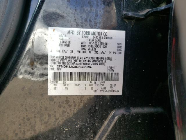 2013 FORD EDGE SEL 2FMDK3JC8DBC36594