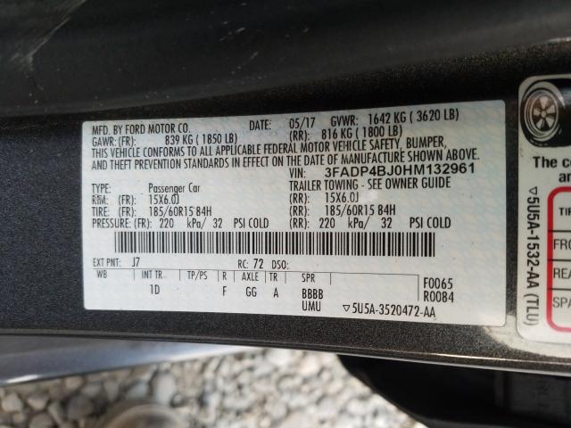 2017 FORD FIESTA SE - 3FADP4BJ0HM132961