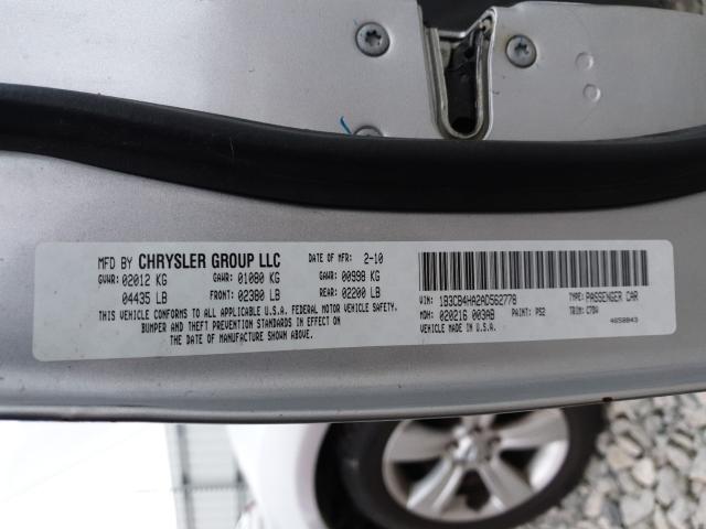 2010 DODGE CALIBER SX 1B3CB4HA2AD562778