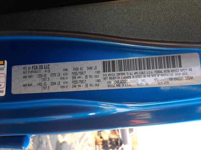 2016 JEEP WRANGLER U 1C4BJWDG2GL242023